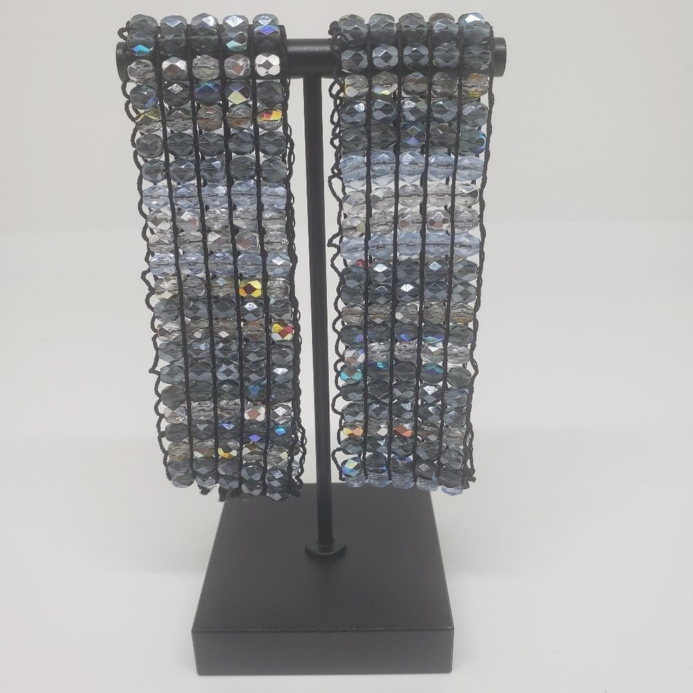 2 Rhinestone Stretch Bracelets